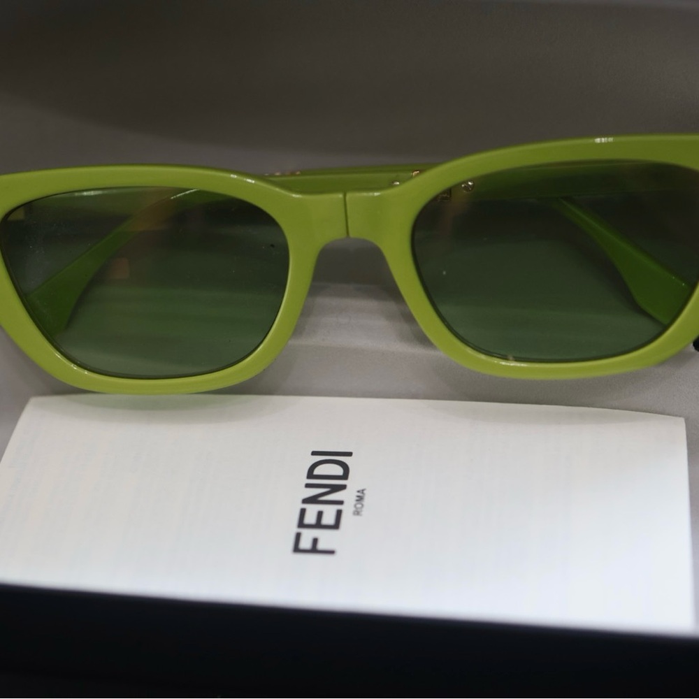 Fendi Lime Green Eyewear